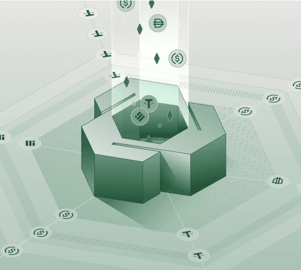 Digital vault illustration